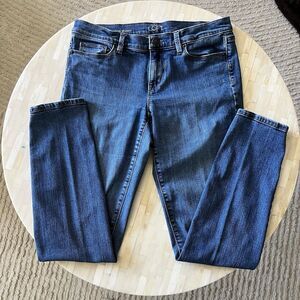 Loft Women’s Modern Skinny Jeans Medium Blue Wash 29” Size 8 Ann Taylor Slim EUC